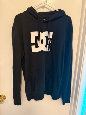 DC Shoes Black Hoodie with White Logo